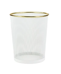 Trio Essentials 10 Liter Mesh Waste Basket Can for Garbage, Round Open Top Trash Can for Office, Bathroom Bedroom, Kitchen