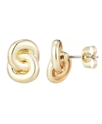 Adornia Gold Knot Stud Earrings