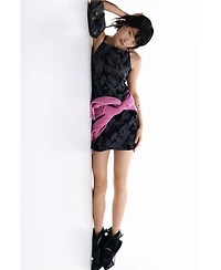 Desigual Women's Flocked short dress