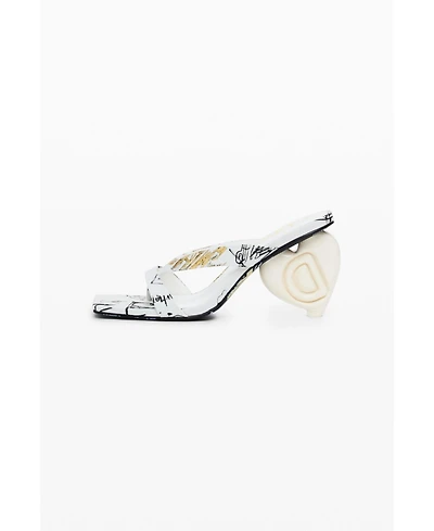 Desigual Women's Heart heel sandal
