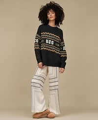 Ugg Women's Kaelan Long Sleeve Fair Isle Knit Sweater