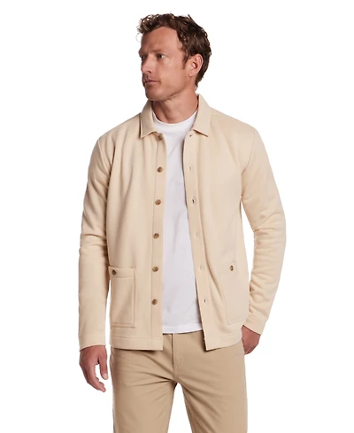 Weatherproof Vintage Men's Pebble Fleece Overshirt Jacket