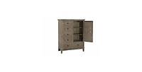 Westwood Design Leland Traditional Wood Chifferobe in Sandwash Gray