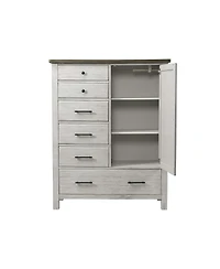 Westwood Design Timber Ridge Wood Chifferobe in Weathered Washed Sierra