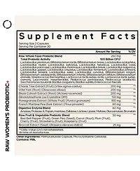 Codeage Raw Women s Probiotic+ Supplement