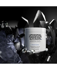 Codeage Liposomal Magnesium Glycinate Supplement, 2-Month Supply, Bisglycinate Magnesium Chelate, Chelated Magnesium Mineral Pills, BioPerine Black Pe