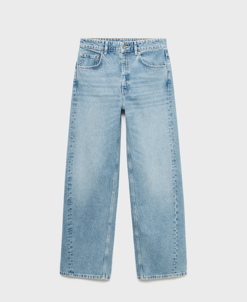 Mango Women's Mid-Rise Balloon Jeans