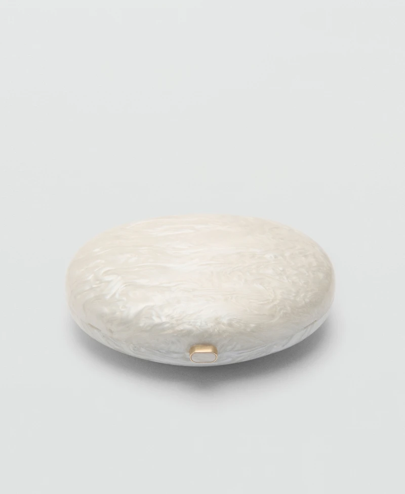 Mango Women's Oval Clutch Bag