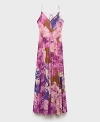 Mango Women's Floral Godet Dress
