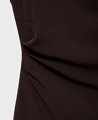Mango Women's Draped Collar Short Dress