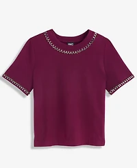 I.n.c. International Concepts Women's Embellished T-Shirt