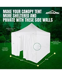 Caravan Canopy 10 x 10 Foot Commercial Tent Sidewalls (Sidewalls Only)