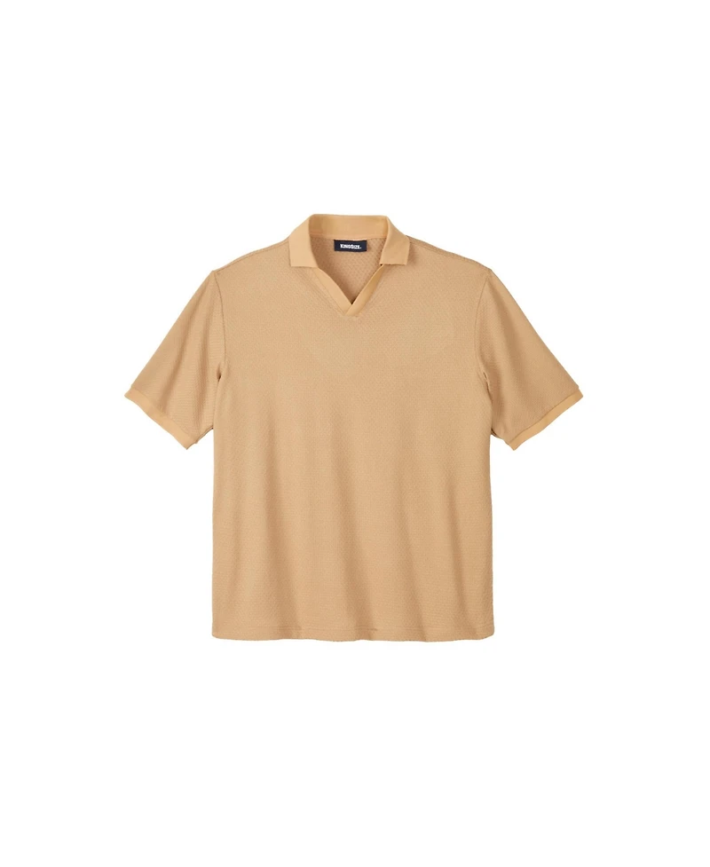 KingSize Men's Big & Tall Knit Sweater Polo