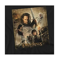 Logovision Men's Lord of The Rings Rotk Poster T Shirt