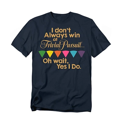 Logovision Men's Trivial Pursuit I Don't Always Win T Shirt