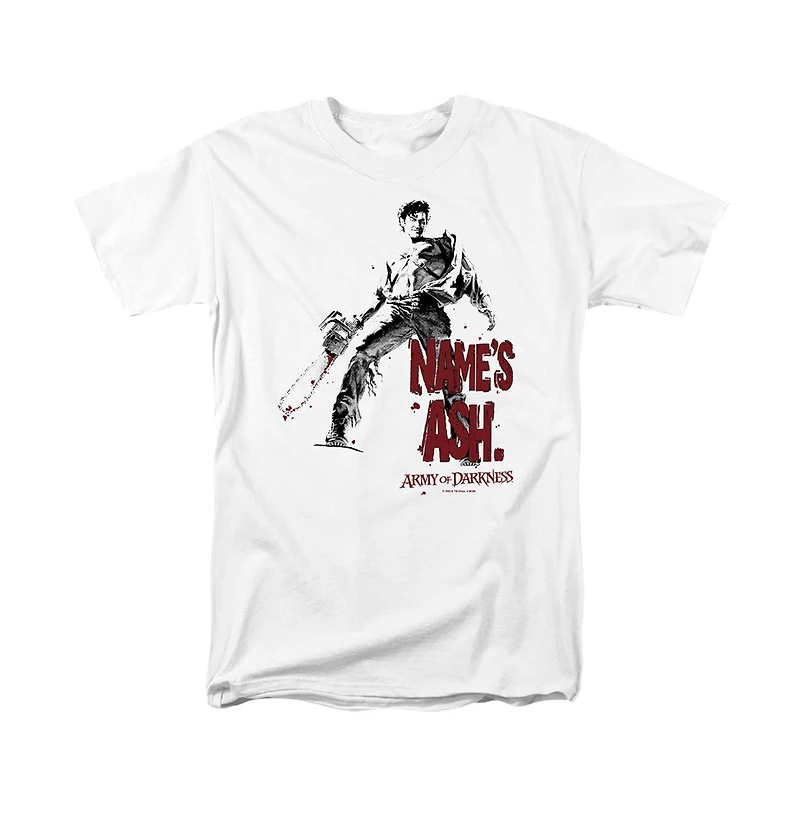 Logovision Men's Army of Darkness Names Ash T Shirt