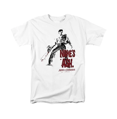 Logovision Men's Army of Darkness Names Ash T Shirt