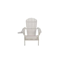 Jiallo Foldable Adirondack Chair With Cup Holder Bristro Set With Ottoman
