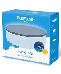 Funsicle 16ft Round Above Ground Frame Pool Debris Cover, Accessory Only, Gray