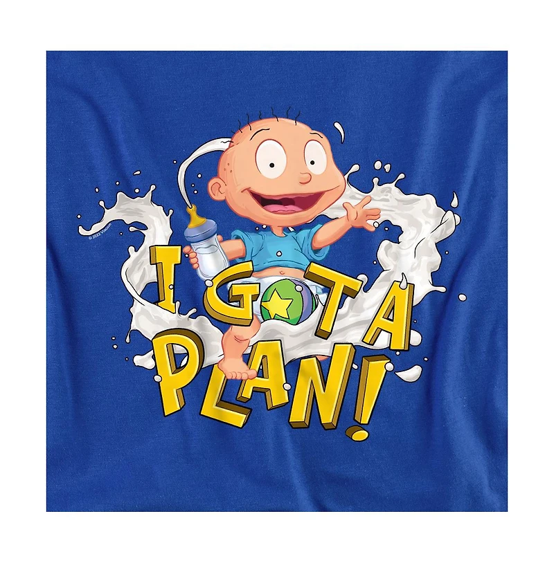 Logovision Men's Rugrats Tommy Pickles Has A Plan T Shirt