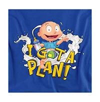 Logovision Men's Rugrats Tommy Pickles Has A Plan T Shirt