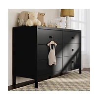 Graco Universal 6 Drawer Dresser - Black