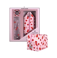 Velvet Caviar Gift Set with Charm, Grip Ring, Travel Bag