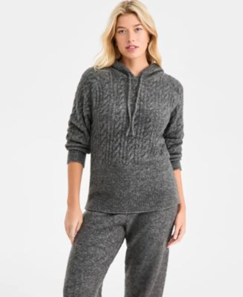 On 34th Womens Cozy Sweater Hoodie Joggers Macys Exclusive