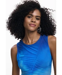 Desigual Women's Draped sleeveless dress