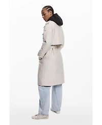 Desigual Women's Light long padded jacket