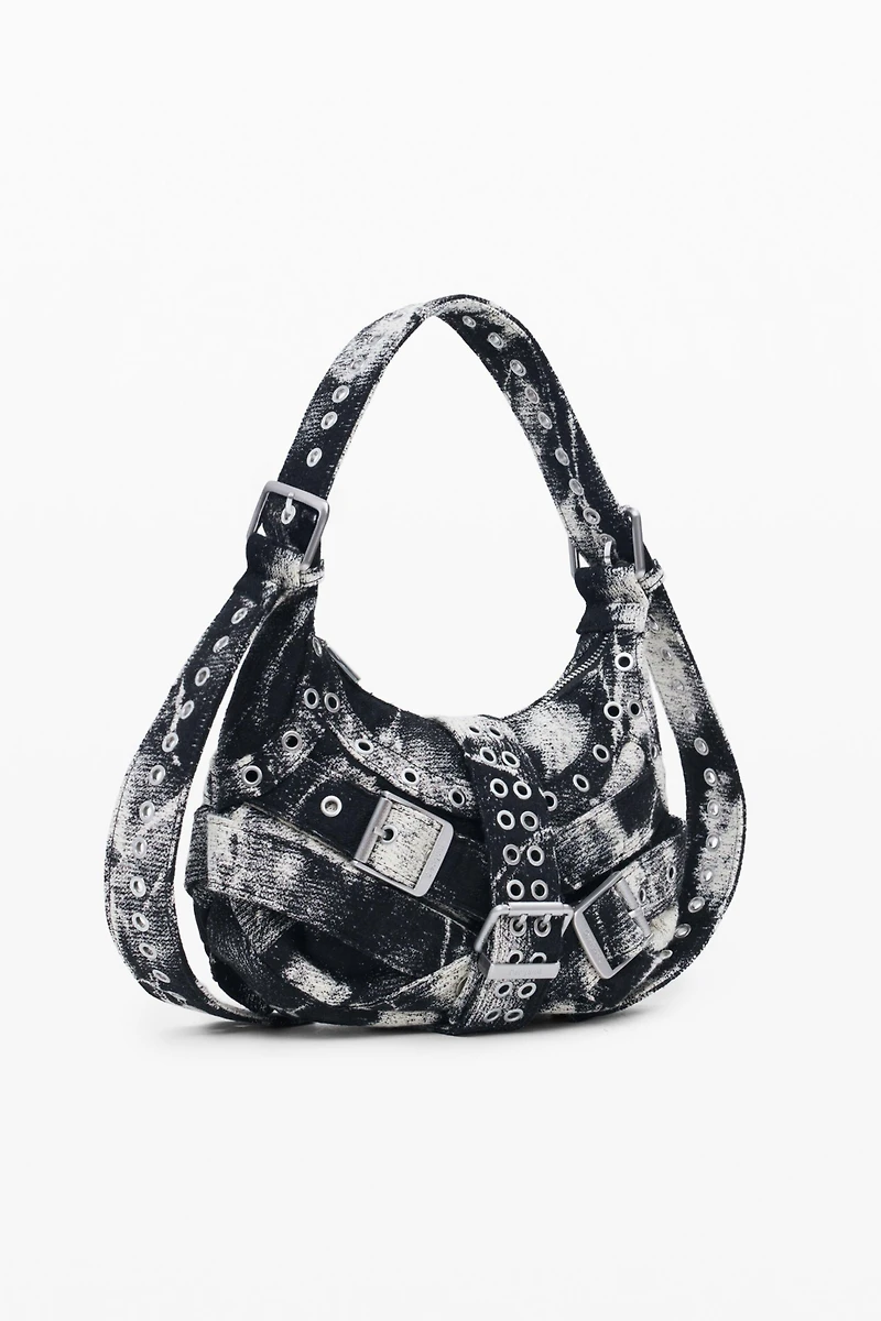 Desigual Women's Printed medium bag with buckles