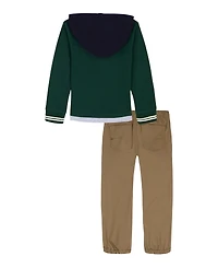 Tommy Hilfiger Toddler Boys 2-Piece Hoodie and Pants Set