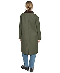 Levi's Women's Sanp Zipper Long Barn Coat