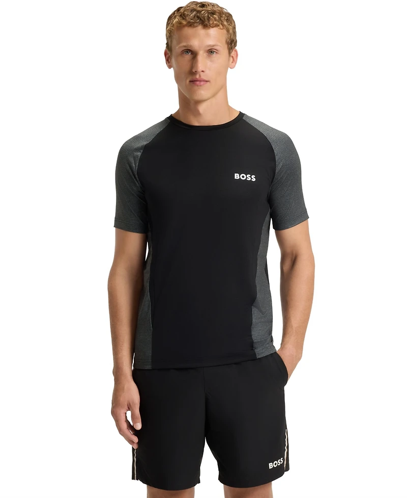 Boss by Hugo Men's Mesh Jersey Slim-Fit T-Shirt