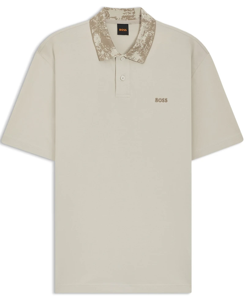 Boss by Hugo Men's Cotton Pique Relaxed-Fit Polo Shirt