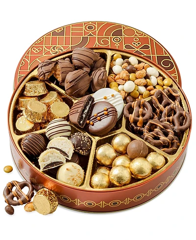 Bonnie & Pop Holiday Copper Gift Tin, 7 Sections