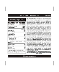 Bonnie & Pop Christmas Musical Popcorn Tin, Small