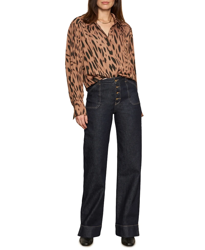 Sanctuary Women's Ekara Wide-Leg Slim Jeans