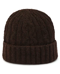 Coach Women's Embroidered Cable-Knit Beanie Hat