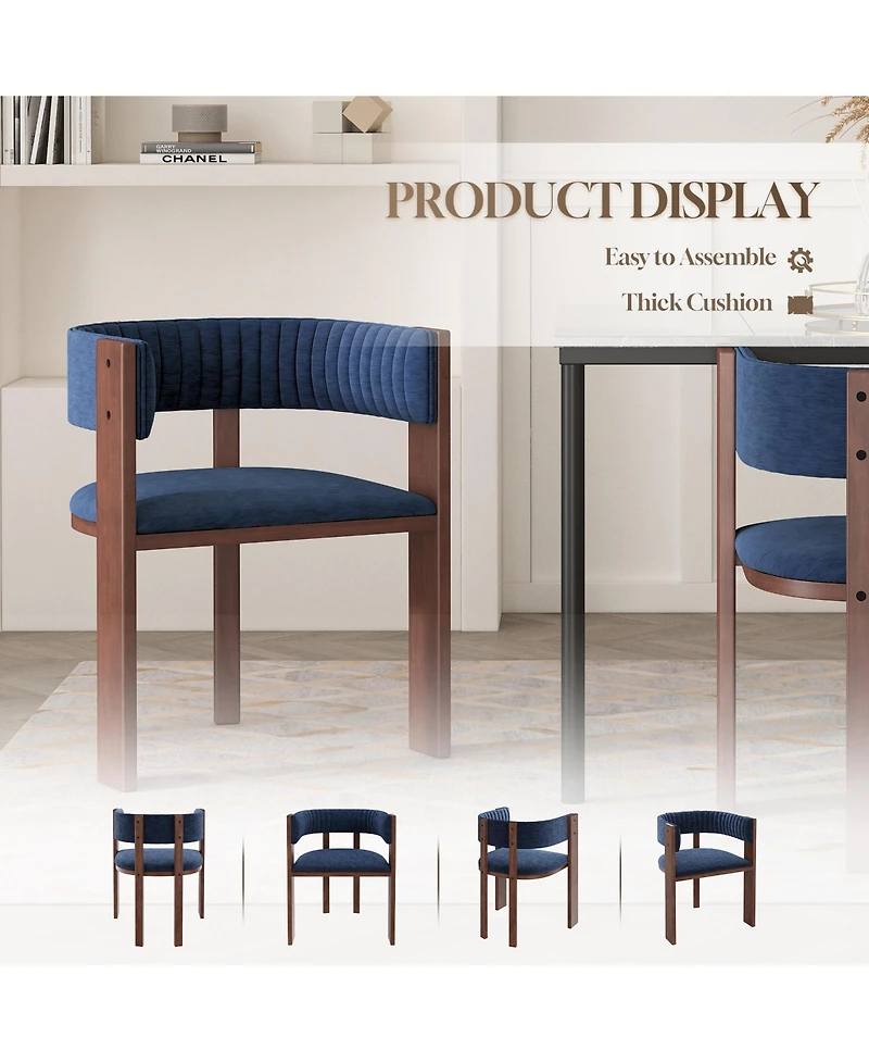 Wooden dining chairs set of 2 Dining room chair for kitchen, home, living room, dining room