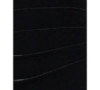 Xscape Petite Off-the-Shoulder Long Dress