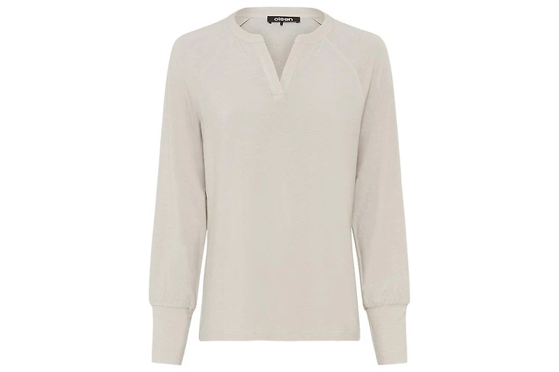 Olsen Women's Solid Shimmer Effect Tunic T-Shirt