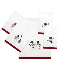 Avanti Winter Snowman Cotton Bath Towel Set, 50" x 27"