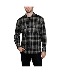Tailorbyrd Men's Super Soft Plaid Sweater Shirt