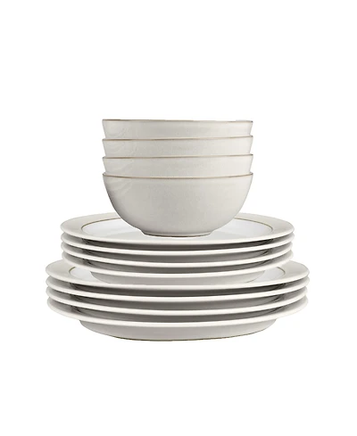 Denby Natural Canvas 12 Pc. Dinnerware Set, Service for 4