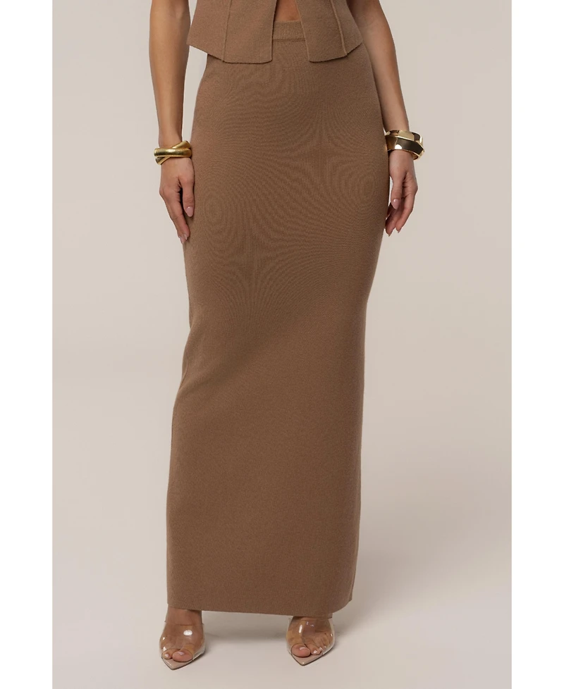 Jluxlabel Women's Soft Sands Knit Skirt Set
