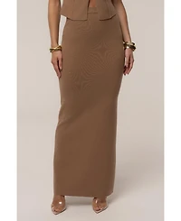 Jluxlabel Women's Soft Sands Knit Skirt Set