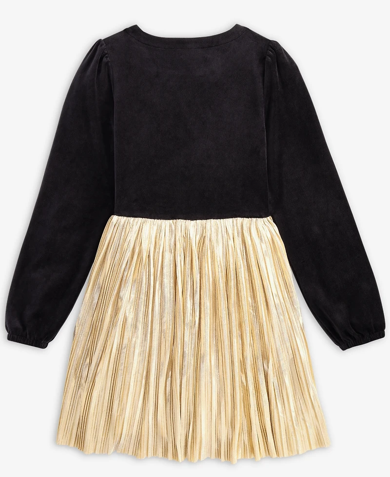 Epic Threads Girls 5-20 Bow Metallic-Skirt Dress, Macy's Exclusive