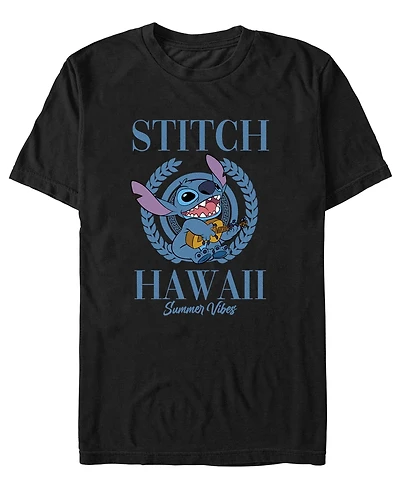 Fifth Sun Men's Lilo & Stitch Graphic Print T-Shirt