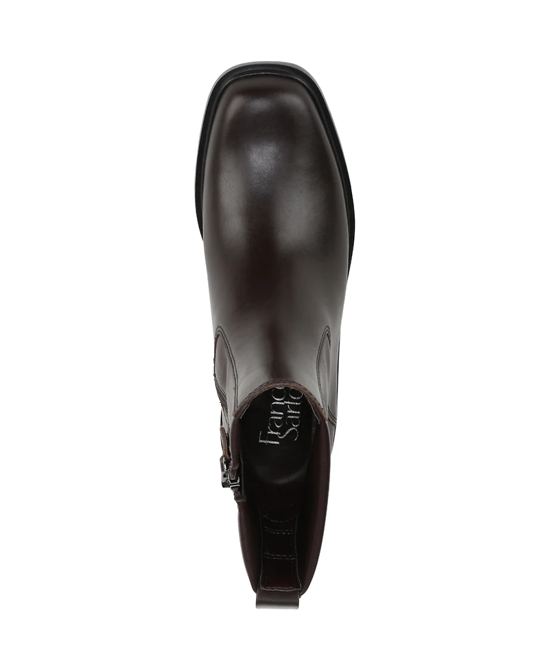 Franco Sarto Women's Gracely Block Heel Zip Short Boots